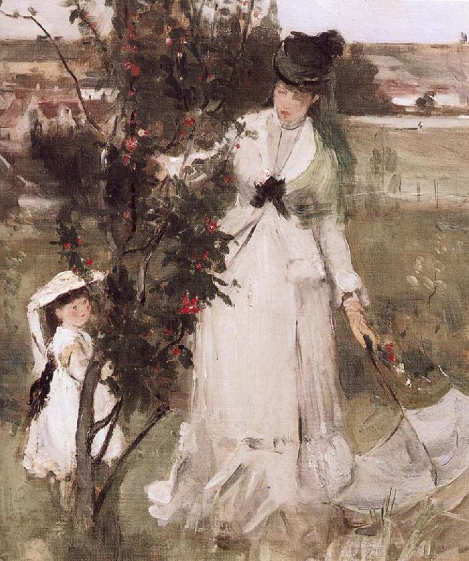 Berthe Morisot Detail of Hide and seek oil painting image
